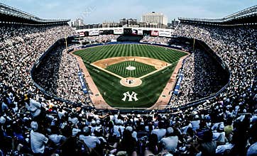 Old Yankee Stadium in the Bronx, NY