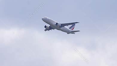 Air France Airbus up in the sky