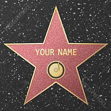 Hollywood Fame star