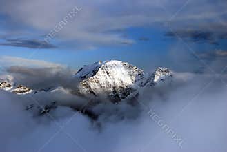 Caucasus landscape / mountain panorama