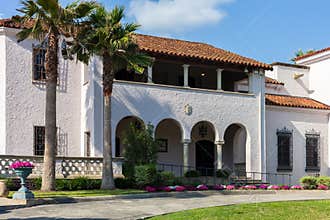 SAN ANTONIO, TEXAS - APRIL 13, 2018 - The McNay Art Museum, the