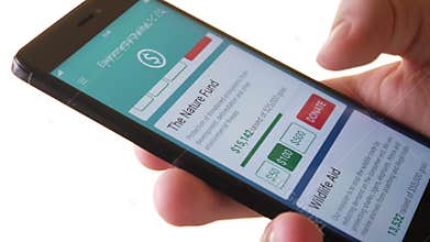 Making Charity Donation To Environmental Organization Using Smartphone App