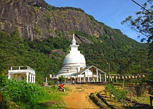 Japan Peace Temple on Adam`s Peak