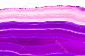 Abstract background - purple triped agate slice mineral