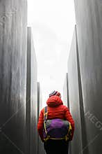 Standing on a crossroad in maze