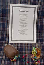 Auld Lang Syne and Robbie burns night in Scotland UK