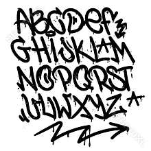Graffiti alphabet
