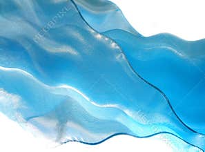 Blue flying silk