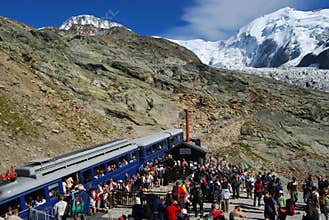 Tramway du mont blanc / nid d`aigle