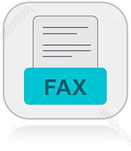 Contact us via fax. Customer support icon
