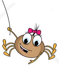Spider cartoon illustration