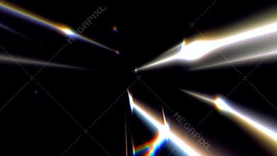 Flashing Light Spikes with Appearing RGB Shift