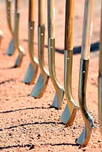 Groundbreaking Ceremony Shovels