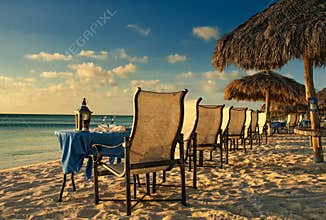 Sunset Dinner in Aruba