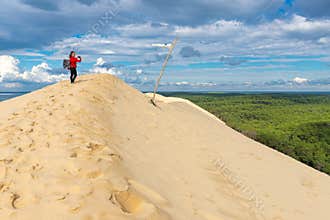 The highest dune of Europe
