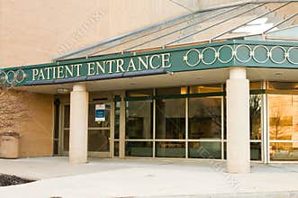 Hospital patient entrance