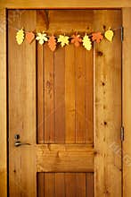 Simple, rustic country style Thanksgiving home decorations paper