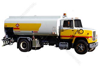 Isolated Airport Gas Truck