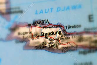 Bandung, a city in Indonesia.