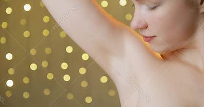 Concept of beauty, hygiene, skin care and body