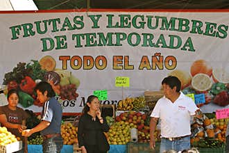 Mexican Fruit Market in San Miguel de Allende