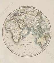 Old map of the world