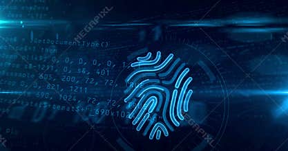 Cyber security by fingerprint concept