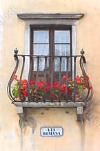 Via Romana - Italian balcony
