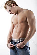 men in jeans