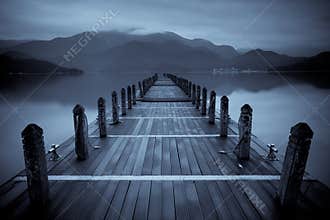 Endless mist lake