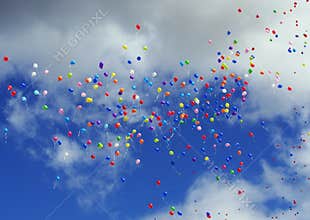 The flying balloons