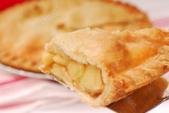 Slice of apple pie