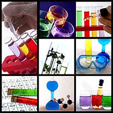 Research theme collage