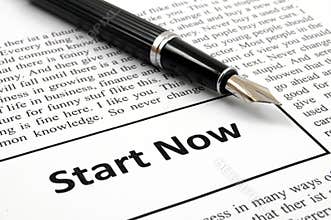 Start now