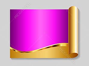 Gold and pink abstract background