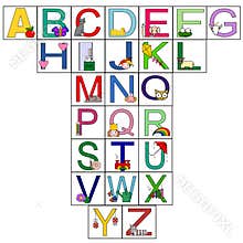 Letters of the alphabet