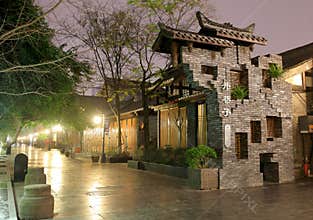 Jingxiangzi alley night sight, srgb image