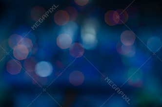 Blue bokeh abstract background. pink blur dark purple