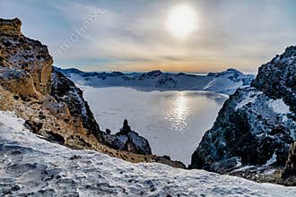 Tianchi Heavenly Lake of the Changbai Mountain, Jilin China