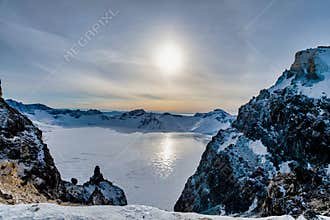 Tianchi Heavenly Lake of the Changbai Mountain, Jilin China