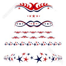 4th of July borders