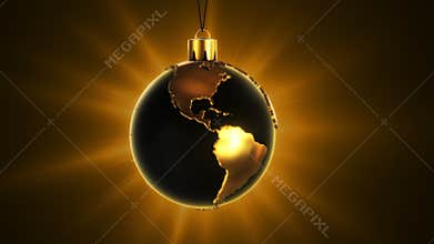 Christmas Ball Earth Loop