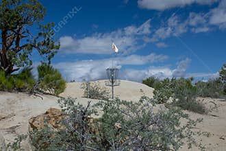 Disc Golf Basket in Farmington New Mexico