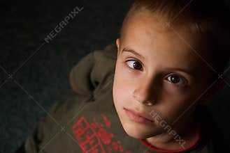 Boy with Strabismus
