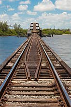 Railroad Trestle and Draw Bridge