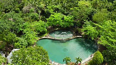 Bura Soda Water Swimming Pool. Camiguin, Philippines