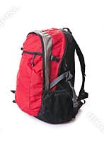 Red backpack