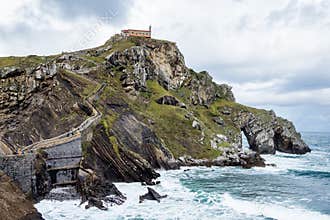 Bermeo, Basque Country, Spain: Monastery of San Juan de Gaztelugatxe