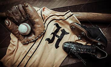 Vintage Baseball equipment