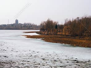 Winter in the park of ChangChun